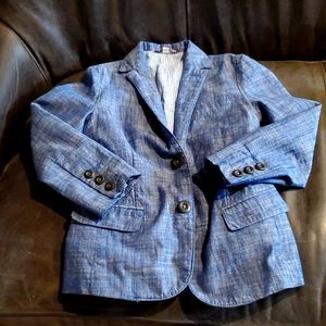 Chambray blazer